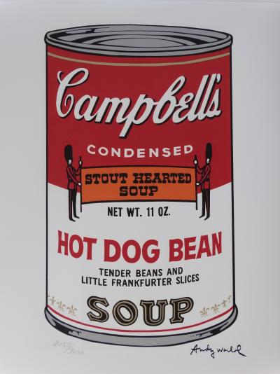 Andy WARHOL (d’après) - Campbell´s Soup Hot Dog Bean, Lithographie 2