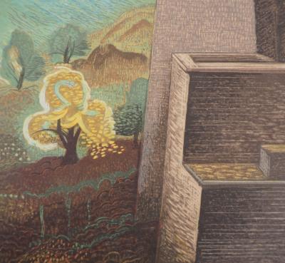 François-Louis SCHMIED : Les remparts - Gravure Originale Signée 2