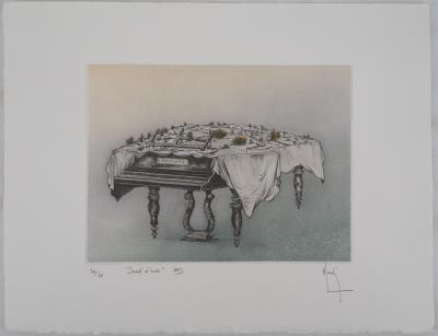 Bernard LOUEDIN : Sonate d’hiver - Gravure Originale Signée 2