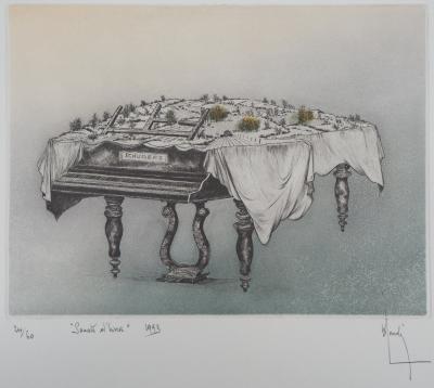 Bernard LOUEDIN : Sonate d’hiver - Gravure Originale Signée 2
