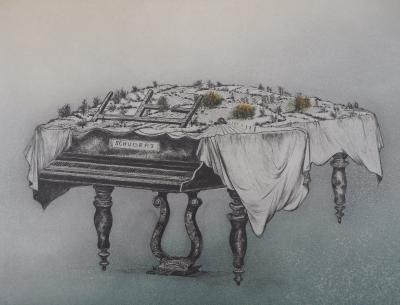 Bernard LOUEDIN : Sonate d’hiver - Gravure Originale Signée 2