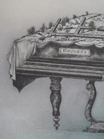 Bernard LOUEDIN : Sonate d’hiver - Gravure Originale Signée 2