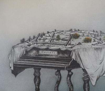 Bernard LOUEDIN : Sonate d’hiver - Gravure Originale Signée 2