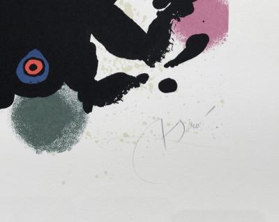 Joan MIRO - Barcelone - Lithographie originale signée et numérotée au crayon - 1974 2