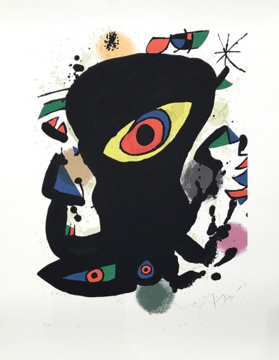 Joan MIRO - Barcelone - Lithographie originale signée et numérotée au crayon - 1974 2