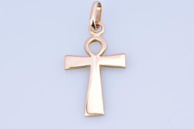 Pendentif Croix en or jaune 2