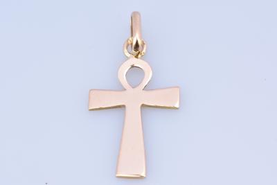 Pendentif Croix en or jaune 2