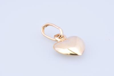 Petit pendentif cœur en or jaune 2
