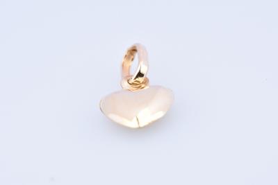 Petit pendentif cœur en or jaune 2