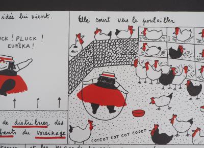 Yves SAINT LAURENT: The ugly Lulu at Easter I, 1985 - Offset print 2