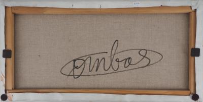 Robert COMBAS : Slach, Le fouetteur et le mateur,  circa 1998, toile originale signée 2