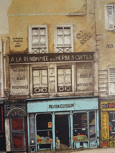 Maurice BERANGER : Paris Montmartre - Lithographie originale signée au crayon 2