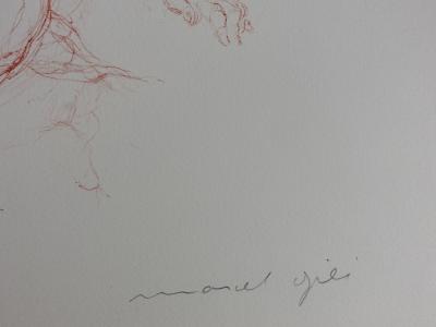 Marcel GILI : Hommage à Bellmer, Nu Surréaliste - Lithographie originale signée au crayon 2