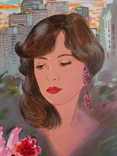 Jean-Claude CARSUZAN : Parisienne - lithographie originale signée, 2
