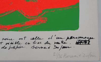 Bernard DUFOUR : Ce que je vois - Sérigraphie Originale Signée 2