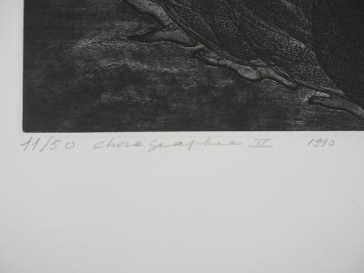 Hélène CSECH - Chorégraphie II, Gravure originale signée 2