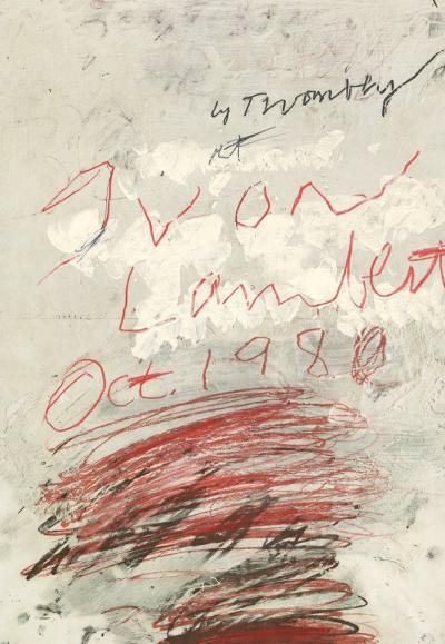 Cy Twombly Affiche Yvon Lambert 2