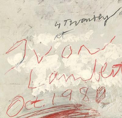 Cy Twombly Affiche Yvon Lambert 2