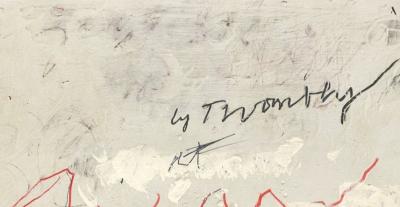 Cy Twombly Affiche Yvon Lambert 2