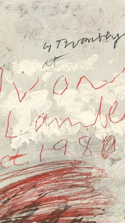 Cy Twombly Affiche Yvon Lambert 2