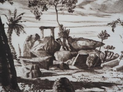Gérard DIAZ - Ruines - Gravure Originale Signée 2