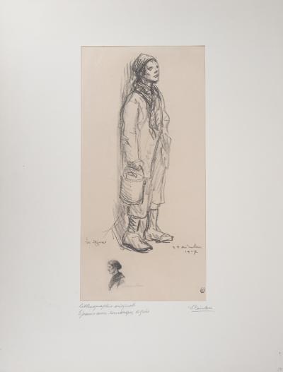 Théophile Alexandre STEINLEN: The kid - Original signed lithograph 2