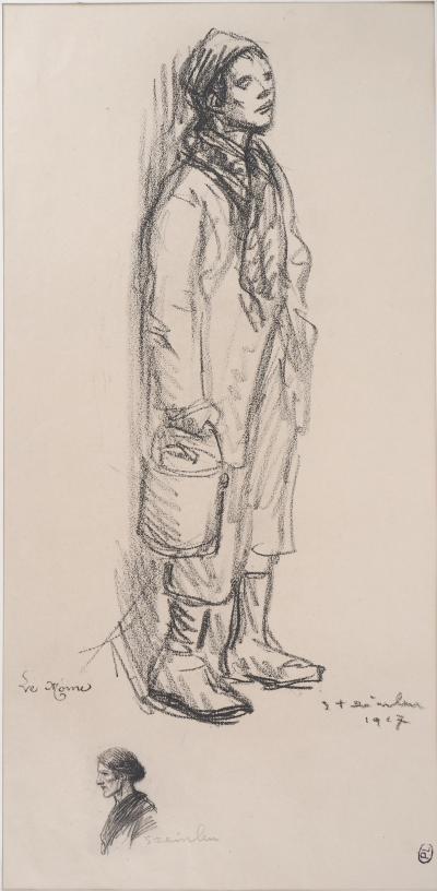 Théophile Alexandre STEINLEN: The kid - Original signed lithograph 2