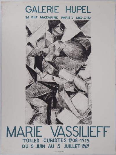 Marie VASSILIEFF (d’après) : Femme cubiste - Lithographie 2