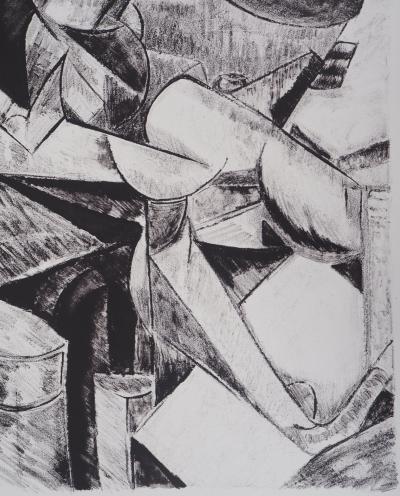 Marie VASSILIEFF (d’après) : Femme cubiste - Lithographie 2