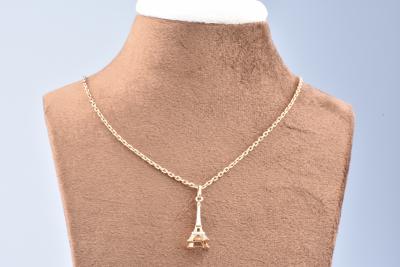 Pendentif Tour Eiffel en or 18 carats (750 millièmes). 2