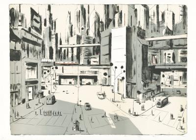 François AVRIL - Tokyo, 2017 - Lithographie signée et numérotée 2
