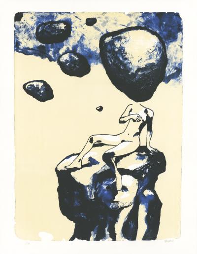 Edmond BAUDOIN - Je t’aime, 2018 - Lithographie signée et numérotée 2