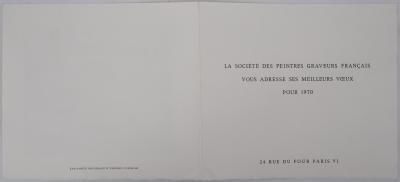 Eugène CORNEAU : Le petit pont - Gravure Originale 2