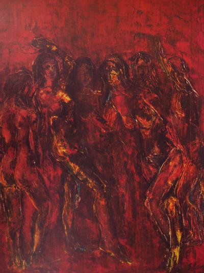 Giulia ROMANO : Les danses rouges - Affiche originale d’époque 2