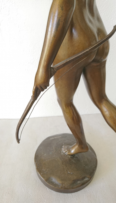 Jean-Antoine HOUDON (d’après) - Diane Chasseresse- Bronze 2