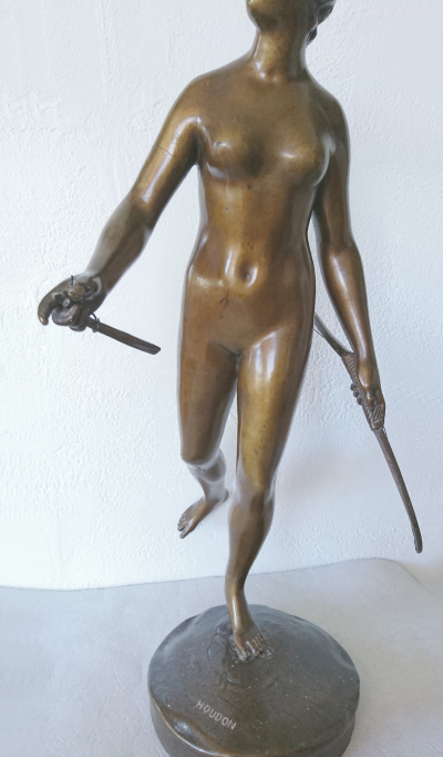 Jean-Antoine HOUDON (d’après) - Diane Chasseresse- Bronze 2