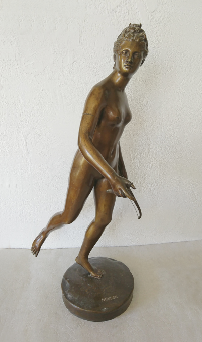 Jean-Antoine HOUDON (d’après) - Diane Chasseresse- Bronze 2