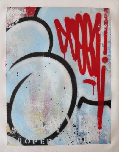 SEEN (Richard Mirando) Blue Red 2018 Property Of NYC 2