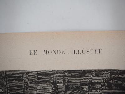 E. MÉAULLE / SCOTT : Venise, Entrevue des souverains - Gravure original signée 2