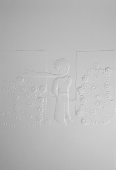 Antoine de SAINT-EXUPERY (d’après) - Le petit prince et la roseraie - Gravure 2