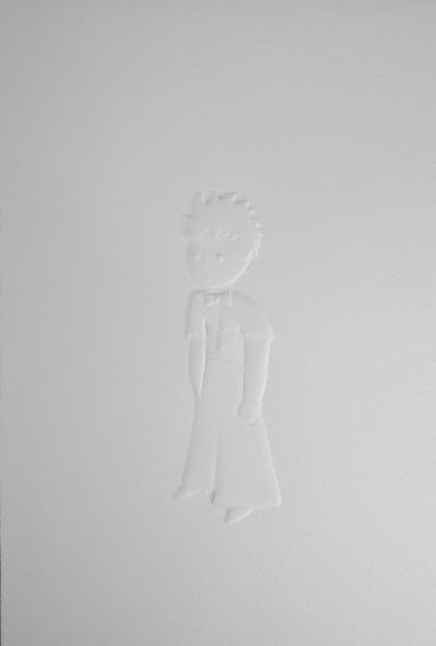 Antoine DE SAINT-EXUPÉRY (d’après) : Le portrait du petit prince - Gravure sur bois 2