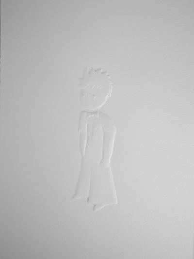 Antoine DE SAINT-EXUPÉRY (d’après) : Le portrait du petit prince - Gravure sur bois 2