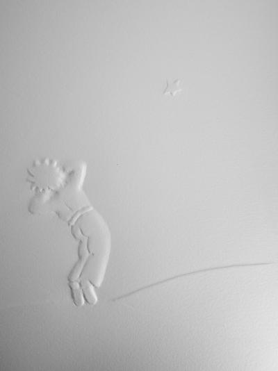 Antoine de Saint-Exupery: The Little Prince's Dream - Woodcut 2