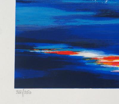 Victor Spahn: Formula 1 Ferrari Duel - Original signed silkscreen print 2