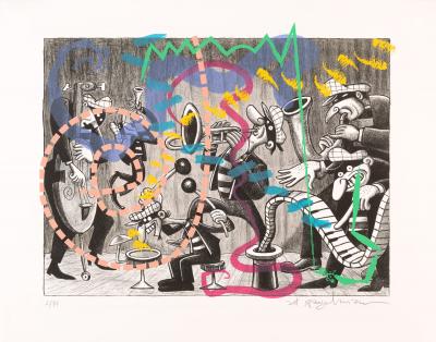 Art SPIEGELMAN - Silent Six, 2018 - Litografia firmata e numerata