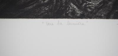 Etienne LODEHO : Vers la lumière - Gravure originale signée 2