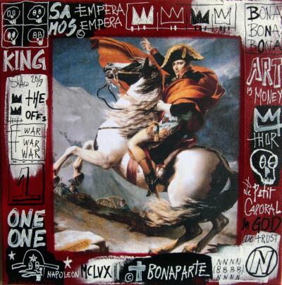 SPACO - Napoleon Bonaparte,  2019 - Technique mixtes signée 2