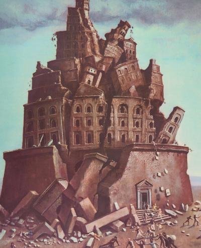 Stanislas LEPRI : La catastrophe - Lithographie signée au crayon 2