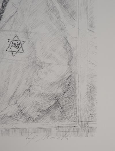 Lucien-Philippe MORETTI : Portrait d’un jeune juif - Lithographie Originale Signée 2