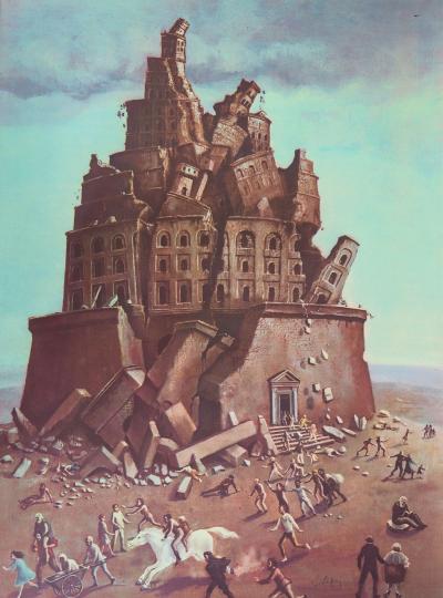 Stanislas LEPRI : La catastrophe - Lithographie Originale Signée 2